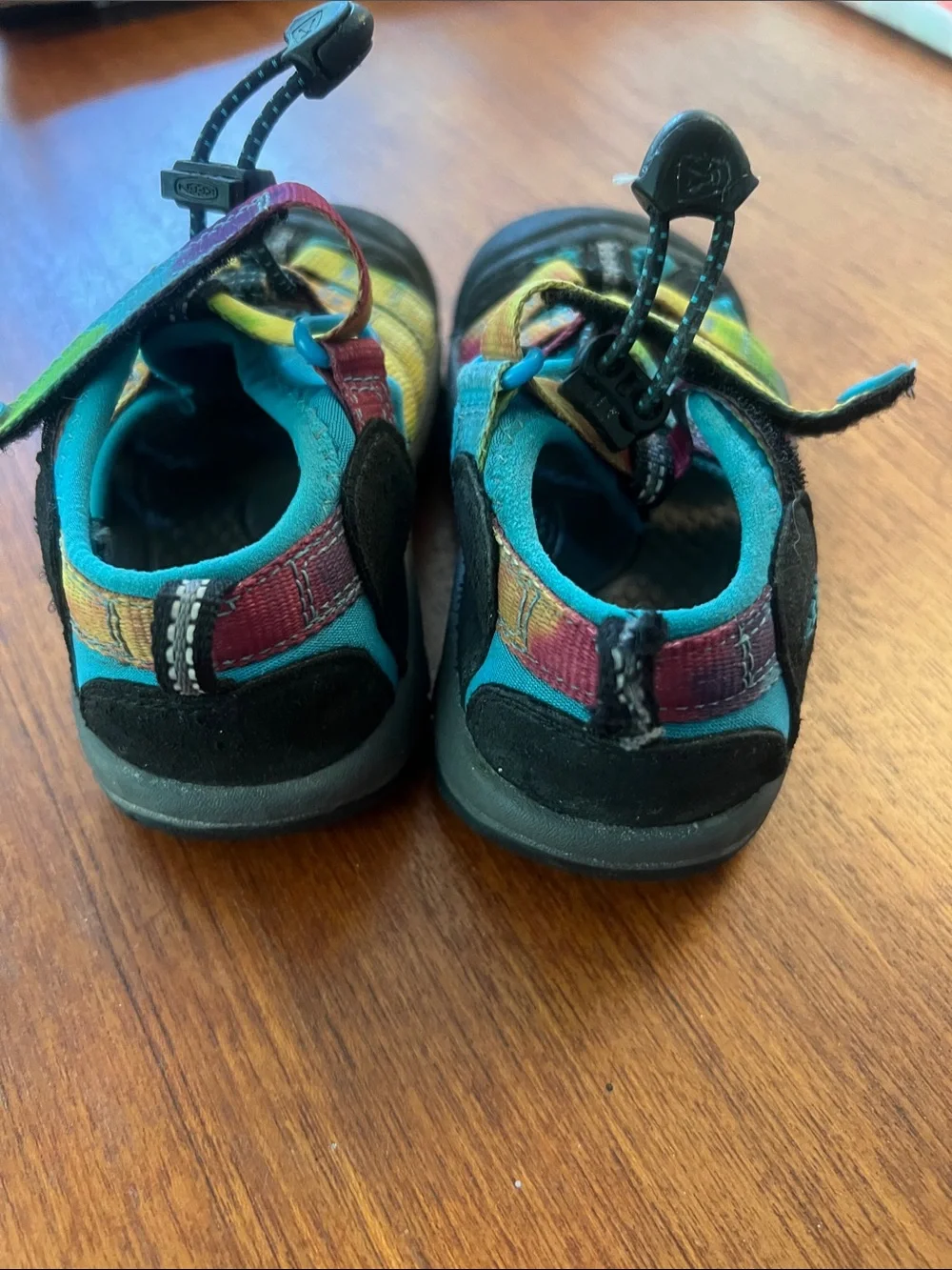 Kids Keen Multi-Color Outdoor Sandals - Rainbow Straps